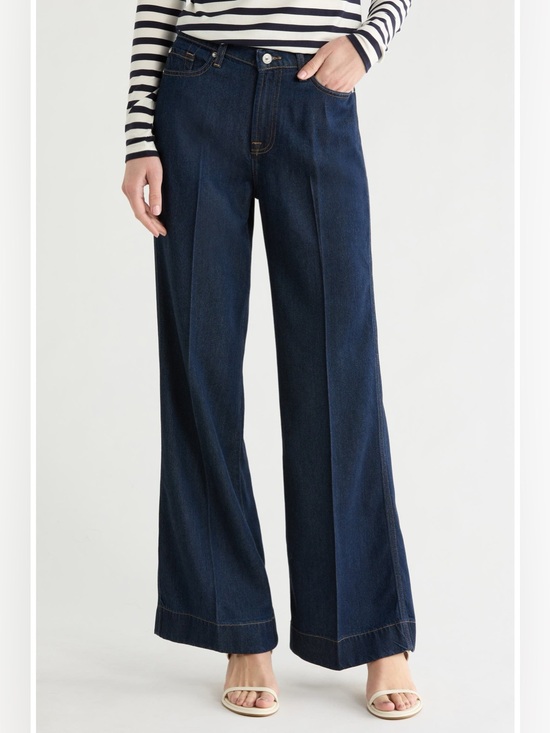 7 For All Mankind Denim - 7 For All Mankind Womens  Modern Dojo Tailorless wide leg Jean Size 30
